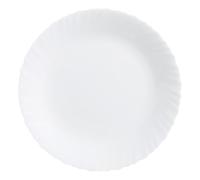 Dajar Piatto da Portata Feston, Vetro, Bianco, 30 cm cm