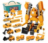 DAJASD 35 pezzi magnetici Transformation giocattoli magnetici per bambini, fai da te con scatola di immagazzinaggio, deformazione magnetica robot giocattolo per bambini a partire dai 3 anni in su