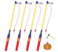 DAJASD Bastoncini Elettrici per Lanterne a LED, 4 Pezzi Bastone Lanterna con Luce Pali, Lanterne Elettroniche LED per St Martin, Lanterna di Carta, Lanterne per Halloween e Natale (30 CM)