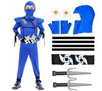 DAJASD Costume da ninja per bambini, costume da ninja drago, costume di Halloween per ragazzi da indossare e per giochi di ruolo