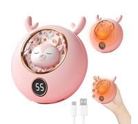 DAJASD Scaldamani Elettrico, 5000mAh Scaldamani Ricaricabile, Scalda Mani Portatile Elettrico mit 3 temperatura, Scaldamani Usb Riutilizzabile, Scalda Mani Portatile Eelettrico per Outdoor Campeggio