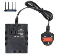 DAJASD Trasformatore convertitore di tensione da 200 W Step Down (spina UK) da 220 V/240 V a 110 V/120 V, adattatore intelligente ed efficiente da viaggio per macchina