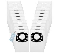 DAJAVE 20 sacchetti per aspirapolvere KFI 357 per Kärcher MV4,5,6/WD4,5,6/WD4000-WD5999, per aspirapolvere compatibili con Vorwerk Folletto MV4,5,6/WD4,5,6/WD4000-WD599