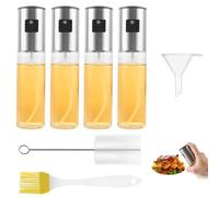 DAJAVE 4 spruzzatori per olio per cucinare, 100 ml, spray per friggitrici ad aria calda, spruzzatore per olio d'oliva per insalata, barbecue, cottura in cucina per cucinare, grigliare.