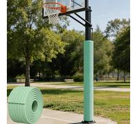 DAJIAYIQI Imbottitura Morbida per Pali, Protezione Autoadesiva da 2 m per Colonne e Canestri da Basket, 8 cm di Larghezza - per la Protezione di Attrezzature Sportive e Strutture(Green)
