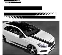 DAJINGFEI 5 Pezzi Adesivi per Carrozzeria Auto per VW Golf 8 MK8 GTI GTE R-Line, Auto Adesivo Carrozzeria a Strisce Laterali Adesivo a Strisce per Cofano Auto