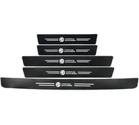 DAJINGFEI 5 Pezzi Fibra di Carbonio Guardia Porta Soglia per MG HS MG4 EV ZS ZS EV MG MG3 Auto Esterno Piastra Batticalcagno Protezione Porta Soglia Sticker Car Accessori