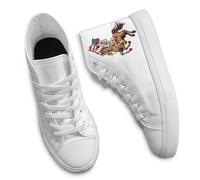 Dajingkj Scarpe da ginnastica alte da uomo e donna, in tela, traspiranti, per tutti i giorni e lo sport, comode, Ritter Design, 38 EU