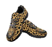 Dajingkj Scarpe da Ginnastica Uomo Donna Traspirante Mesh Scarpe da Corsa Carino Ragazzi Ragazze Sport Scarpe, Brave Leopardo Nero, 43 EU