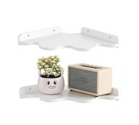 Dajiopao Angolo per la parete - 2 contenitori angolari sospesi con design cloud, da appendere alla parete, per bagno, soggiorno, cucina, ufficio, cameretta dei bambini, lavanderia e