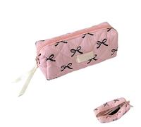 Dajiopao Astuccio portapenne multifunzione con cerniera, astuccio portapenne, organizer per cosmetici, per spazzolini da denti, dentifricio, ruote in, regole, Nero, Siehe Beschreibung, Vedi