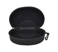 Dajiopao Occhiali da sci, custodia per occhiali, colore nero, con chiusura lampo, per occhiali da nuoto, custodia rigida Eva, impermeabile, resistente agli urti, per sport sulla neve, 20 x 11 x 12 cm