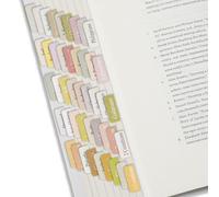 DAJISI 75 schede bibliche, in stile bohémien, facili da leggere e applicare, adesivi per libri biblici, per donne, uomini, accessori per lo studio della Bibbia, per capitoli biblici