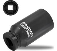 DAKCOS 1/2" Chiave Bussola 30mm a 12 Punte, Nero,1 Pezzi,Cr-Mo