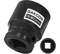 DAKCOS 24mm Chiave Bussola da 1/2", Bussola a 12 Punte,CR-MO