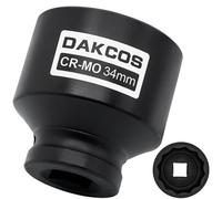 DAKCOS 34mm Chiave Bussola da 1/2", Bussola a 12 Punte,CR-MO