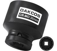 DAKCOS 36mm Chiave Bussola da 1/2", Bussola a 12 Punte,CR-MO