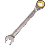 DAKCOS Chiave combinata a cricchetto con testa fissa, 14 mm, chiave combinata metrica, CR-V
