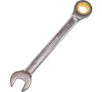 DAKCOS Chiave combinata a cricchetto con testa fissa, 19 mm, chiave combinata metrica, CR-V