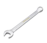 DAKCOS Chiave combinata ad anello 18 mm - Chiave metrica ad anello con superficie cromata opaca in CR-V