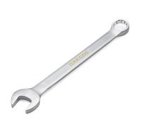 DAKCOS Chiave combinata ad anello 19 mm - Chiave metrica ad anello con superficie cromata opaca in CR-V