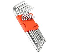 DAKCOS set di chiavi esagonali metriche da 13 pezzi, 1,27 - 10 mm, colore: argenteo