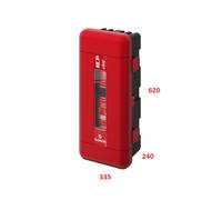 Daken estintori-Cassetta di protezione per 6kg estintori retratta contenitore.