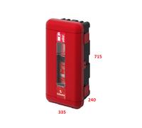Daken estintori-Cassetta di protezione per 9kg estintori retratta contenitore.
