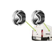 DAKEN Saturn EVO - Set di 2 chiusure di sicurezza in acciaio inox per porta posteriore e laterale