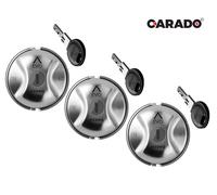 TRIS 3 Lucchetti Furgone Bloccaporta Antifurto Daken Saturn Evo OTTIMA CHIUSURA