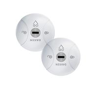 DAKEN Saturn GO set doppio con 2 antifurti fissi per veicoli commerciali, bianco