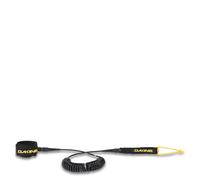 Dakine Sup Coiled Ankle Leash - Cavigliera con spirale (black/yellow)