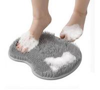 DAKLOP 1 Pcs Tappetino da bagno in silicone, massaggiatore per piedi, massaggiatore per piedi, con ventose antiscivolo per la cura dei piedi, rilassamento, aumento della circolazione sanguigna peeling