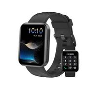 Dakofied Smartwatch Uomo Donna Chiamate Bluetooth Smart Watch con Contapassi Cardiofrequenzimetro da Polso Saturimetro Orologio Fitness Notifice WhatsApp Impermeabile IP68 per Android iOS Nero
