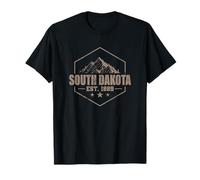 Dakota del Sud EST. 1889 Stati Uniti America Maglietta