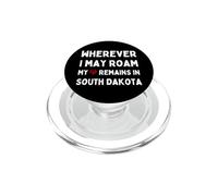 Dakota del Sud Ovunque io possa vagare Il mio cuore rimane dentro PopSockets PopGrip per MagSafe