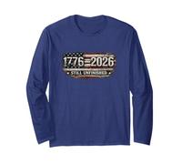 dal 1776 al 2026 Semiquincentenario dell'America Ancora incompiuta Maglia a Manica