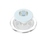 dal 1900 Vintage Floral Blue Roses Nostalgia Humor PopSockets PopGrip per MagSafe