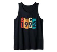 dal 1992 Anno Retro Distressed Block Lettere Artistiche Canotta