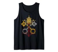 Dal 33 d.C. Chiavi di fede cattolica di San Pietro latino Canotta