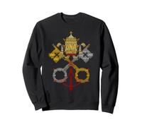 Dal 33 d.C. Chiavi di fede cattolica di San Pietro latino Felpa