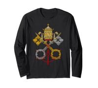 Dal 33 d.C. Chiavi di fede cattolica di San Pietro latino Maglia a Manica