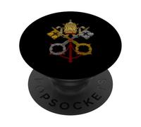 Dal 33 d.C. Chiavi di fede cattolica di San Pietro latino PopSockets PopGrip Adesivo