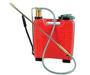 Dal Degan 603968 Pompa Irroratrice PVC, 16 litri, pompa acciaio, rosso