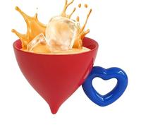 dal design estetico | 120 ml con manico a cuore a forma di cono | Divertenti tazze piccole da bere per donne, amici, Natale, San, feste, decorazione per la casa e l'ufficio