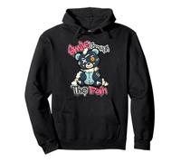 dal Dolore al Gioco - Cheeky Teddy per Gli Amanti delle Sneaker Felpa con Cappuccio