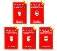 Dal Genovesi 35 Extra 014008 - Carte da gioco regionali italiane, confezione da 5 pezzi, colore: Rosso