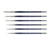 Dal Molin Raphael Serie 8224, Pennello Tondo Punta Lunga Sintetico n. 0