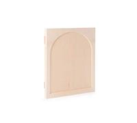 Dal Molin Tavola per Icona in Tiglio Modello A3 cm 10,5x19 Culla(Misura Interna 7,3x15,3),Grezza