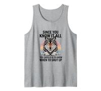 dal Momento Che Si sa Tutto Lupo Umorismo Graphic Canotta